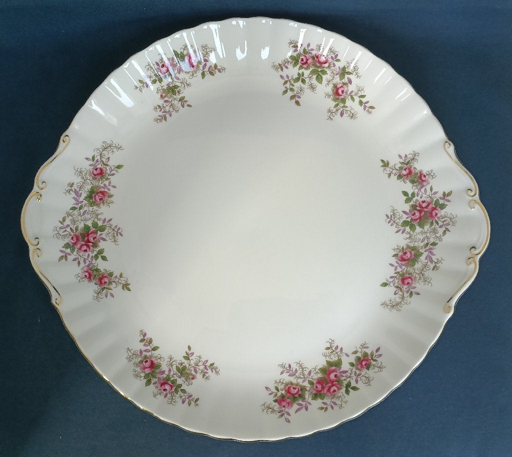 Royal Albert Lavender Rose - ronde gebaksschaal, Ophalen of Verzenden