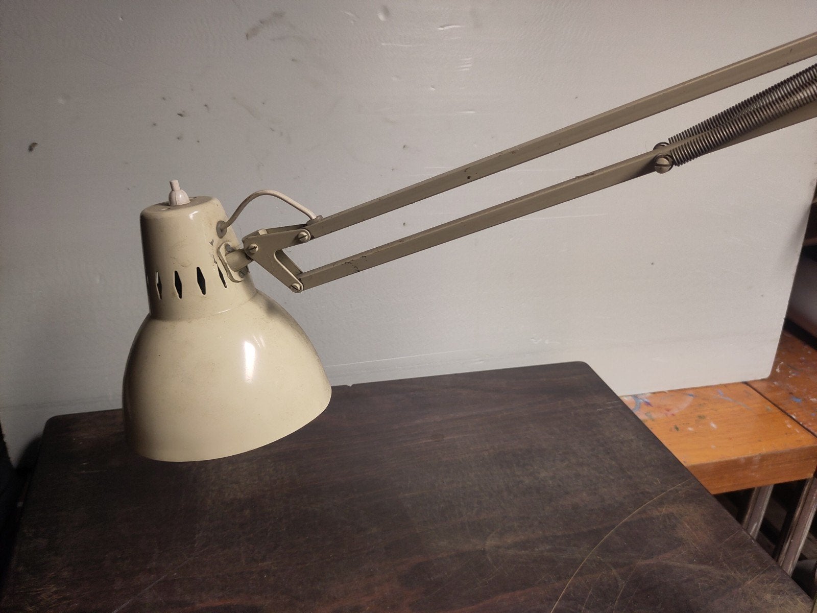 Luxo A101 bureaulamp, Beige, Bureaulamp, Overige merken, Vintage