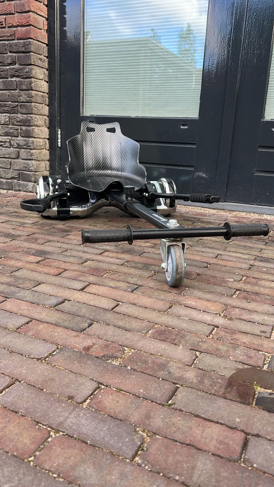 Hoverboard met Speaker,Zitje en de orginele oplader en, Ophalen, Zo goed als nieuw, Elektrische step (E-scooter)