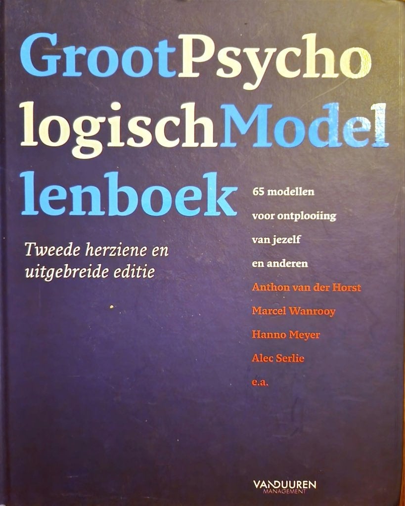 Groot Psychologisch Modellenboek - 65 modellen, Anthon van der Horst, Marcel Wanrooy, Hanno Meyer, Alec Serlie, Zo goed als nieuw