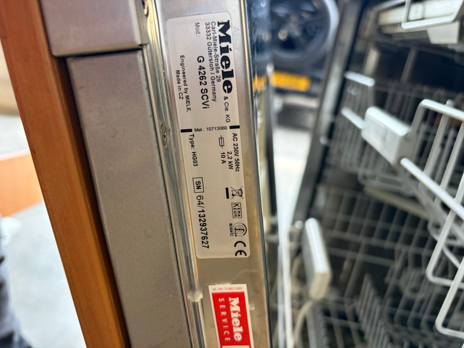 Miele Vaatwasser, Witgoed en Apparatuur, Ophalen of Verzenden, Zo goed als nieuw, Inbouw, Minder dan 85 cm