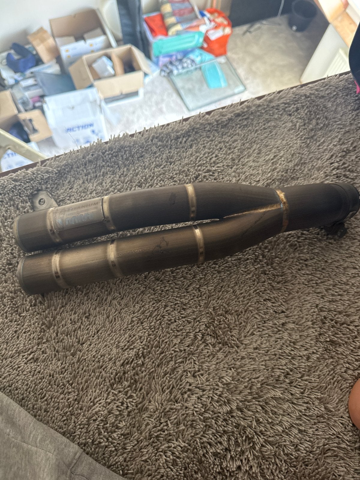 Mivv dubble gun suzuki gsr 750, Ophalen, Gebruikt