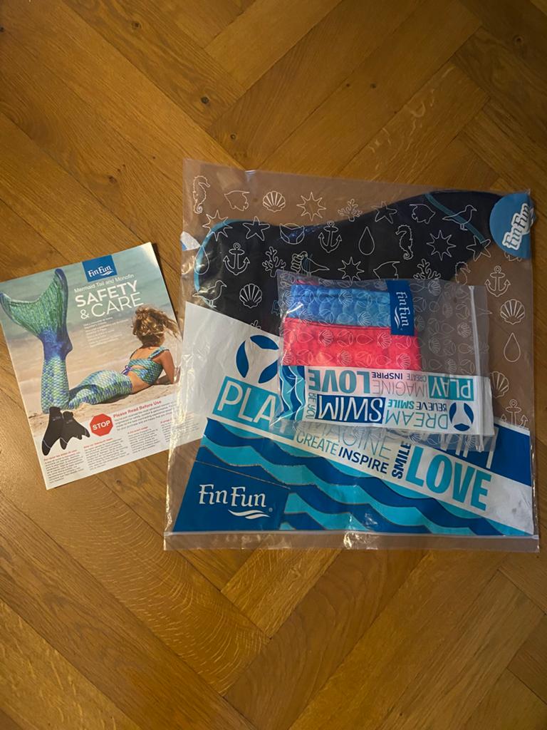 Fin fun zeemeermin staart, Kinderen en Baby's, Kinderkleding | Kinder-zwemkleding, Meisje, One size, Ophalen of Verzenden, Zo goed als nieuw