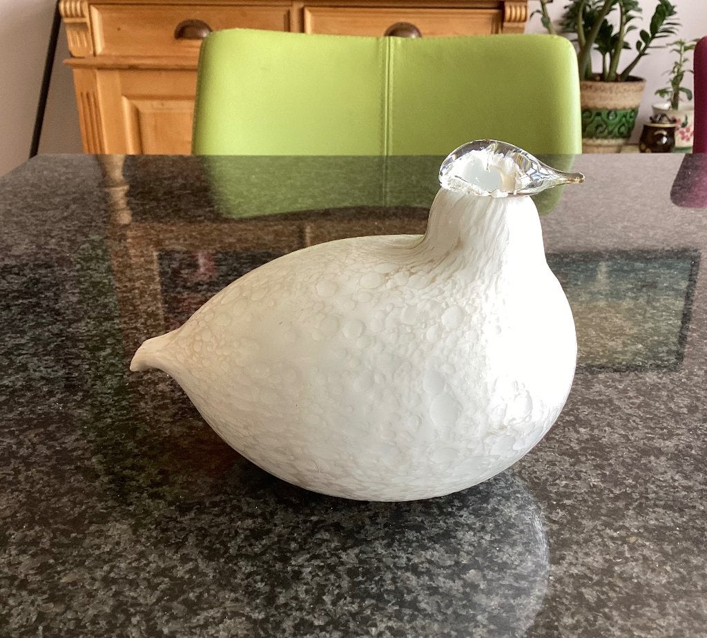 Glaskunst, Iittala, Riekko, Wilgenhoen, vintage, Ophalen, Beeld, Glas
