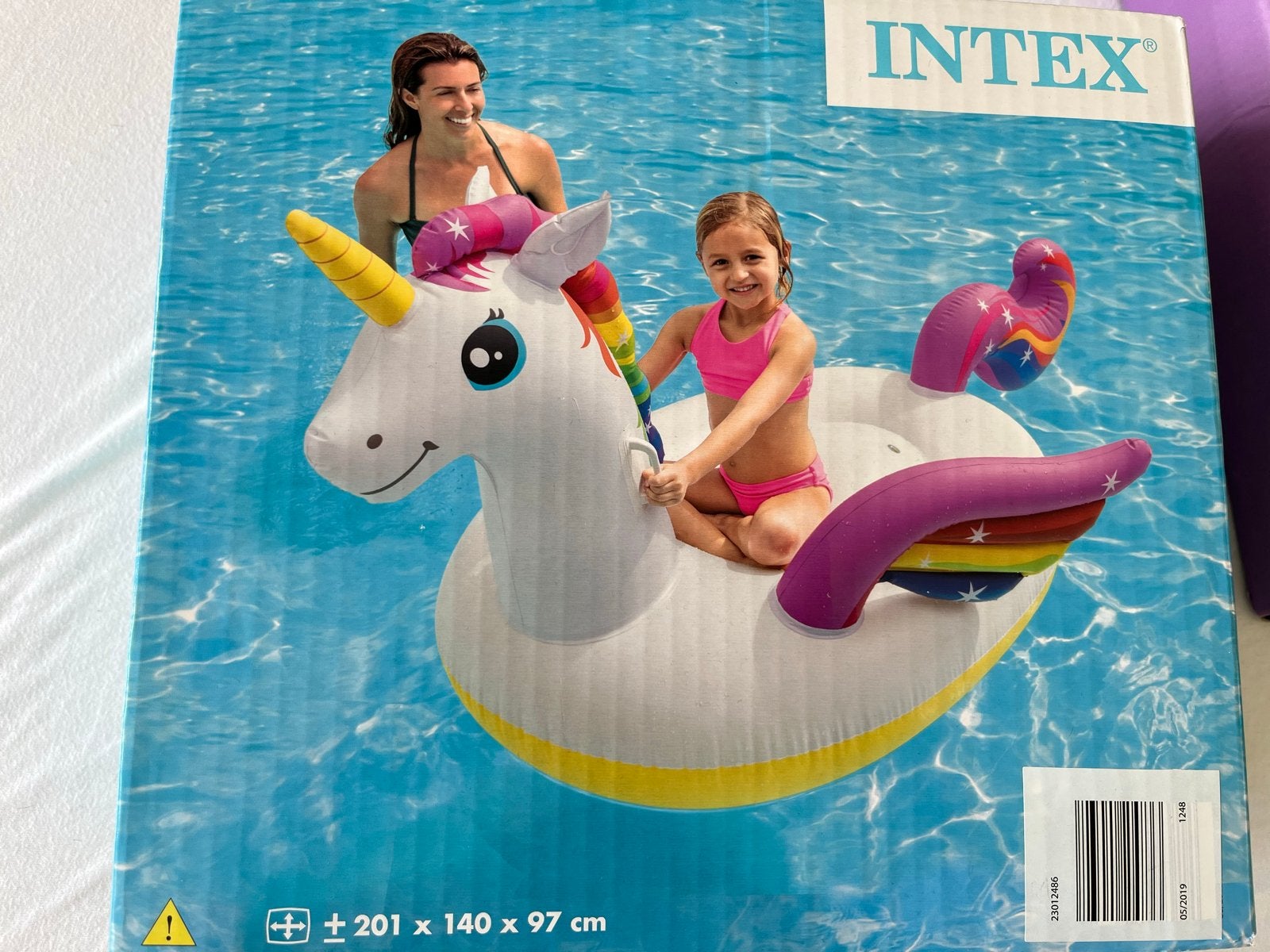 Intex Eenhoorn Opblaasbaar Zwembad Speelgoed, Ophalen of Verzenden, Nieuw