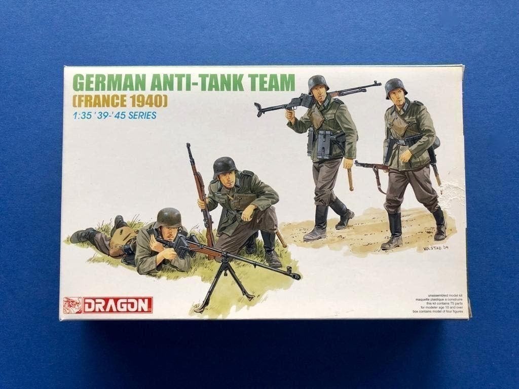 Dragon	6196	German Anti-Tank Team (France 1940)	1/35, Verzenden, Nieuw, 1:35 tot 1:50