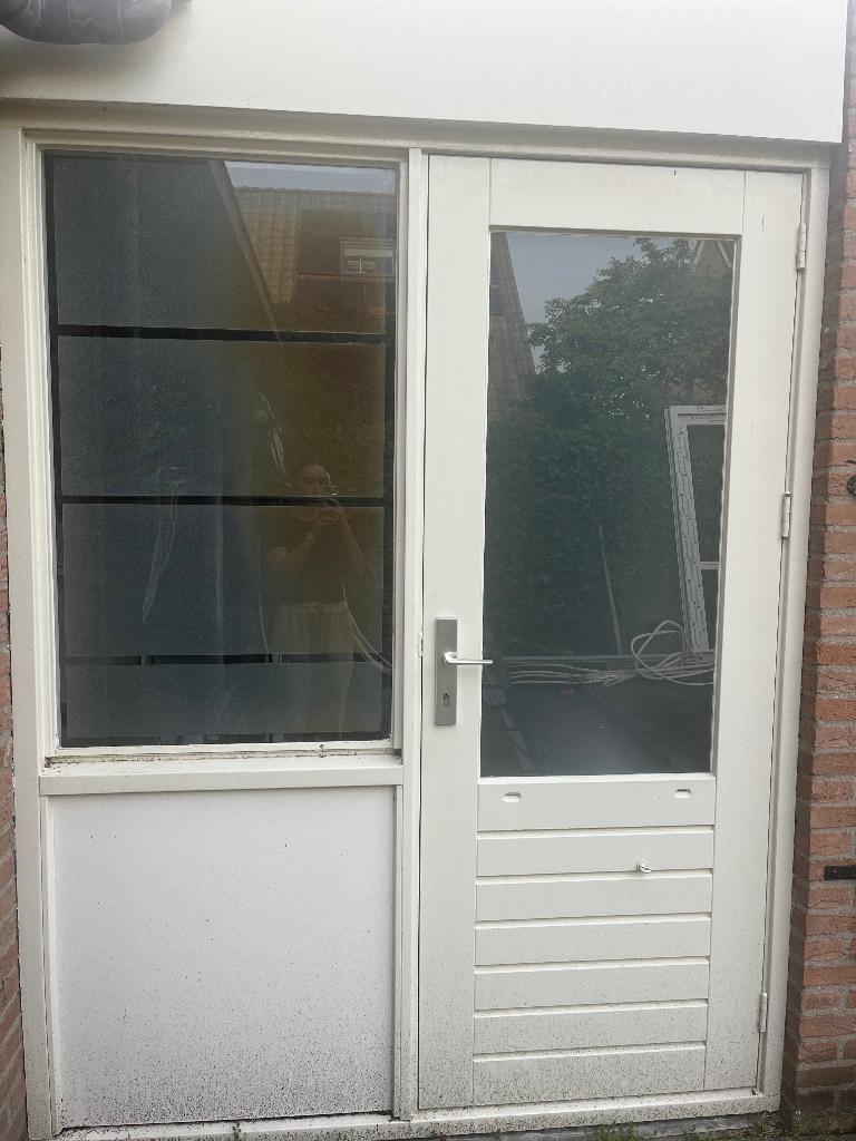 Bergingsdeur, Doe-het-zelf en Verbouw, Ophalen, 80 tot 100 cm, 200 tot 215 cm, Glas