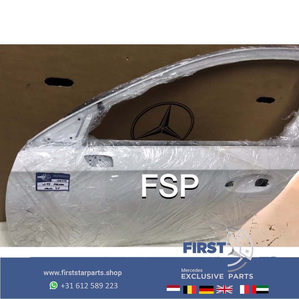 W177 DEUR LINKS VOOR WIT Mercedes A Klasse LINKER PORTIER OR, Gebruikt, -, Deur, Voor