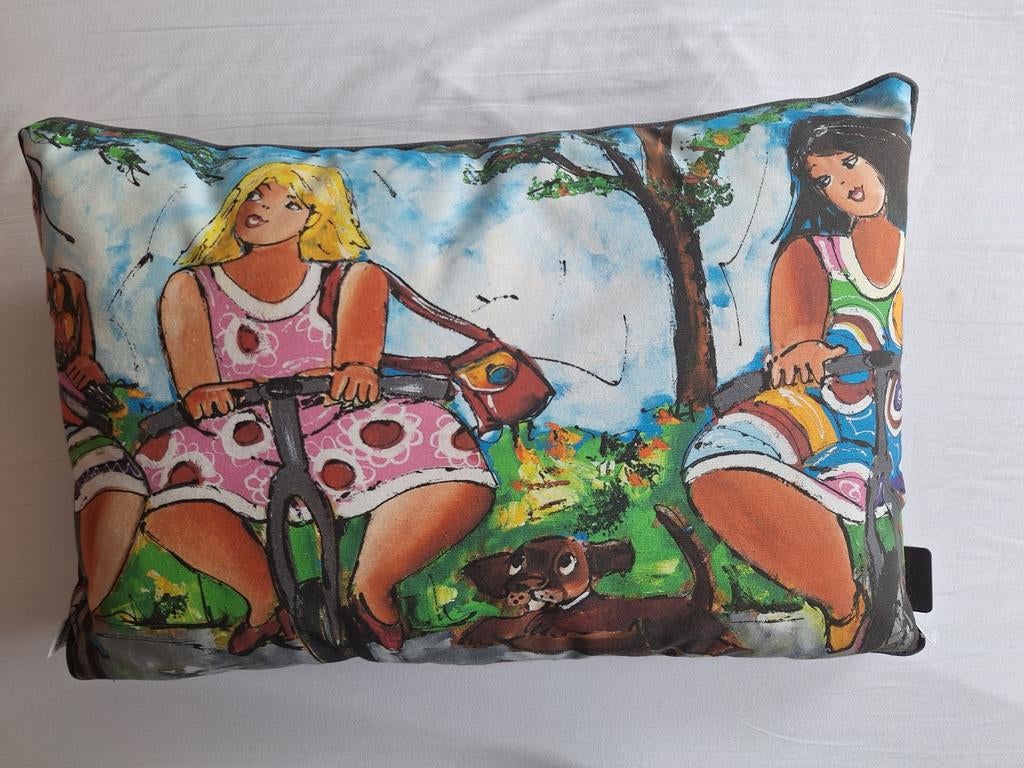 Madison buitenkussen fietsende dames, Ophalen of Verzenden, Nieuw, Overige kleuren, Vierkant