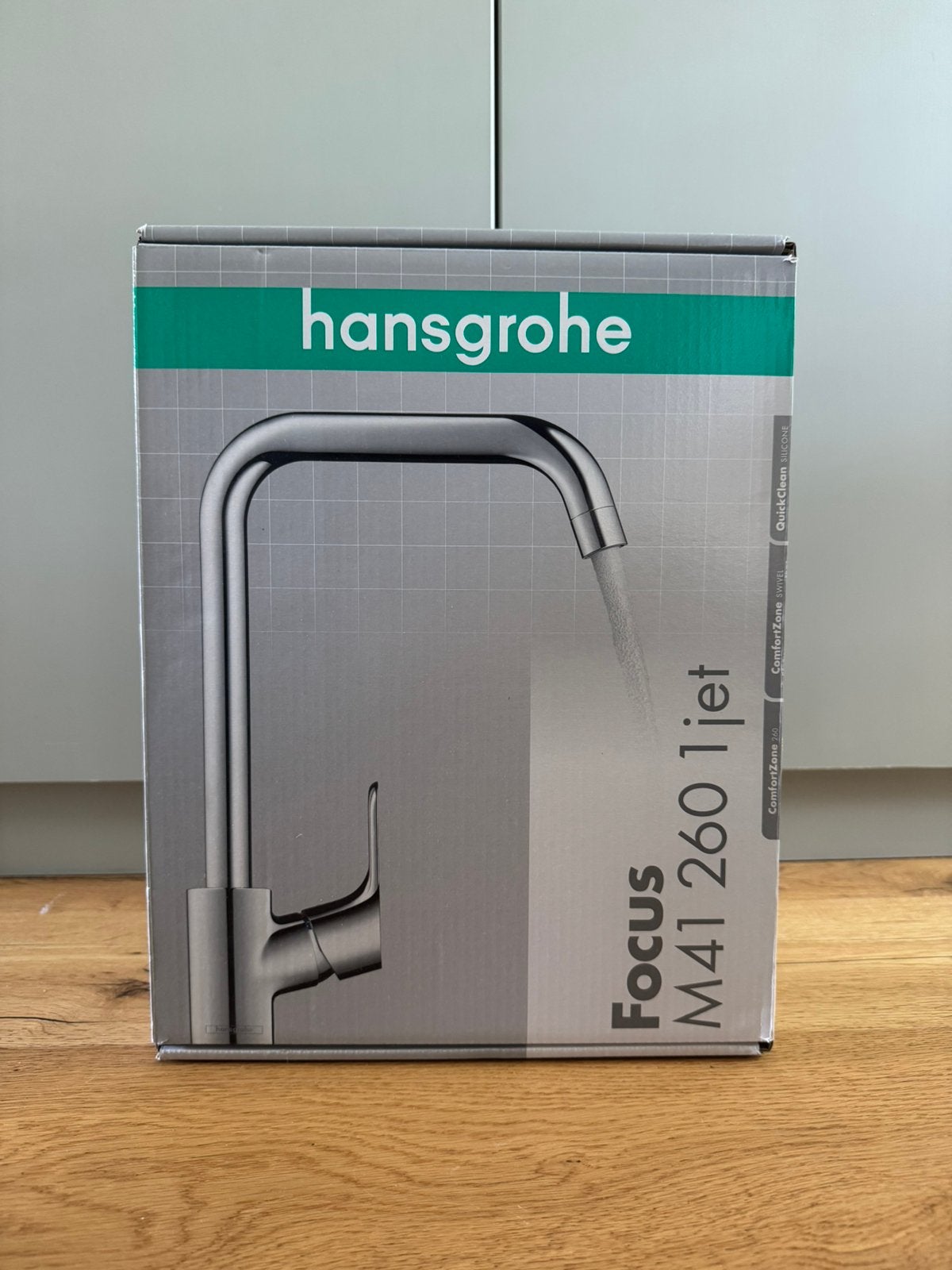 Hansgrohe Keukenmengkraan Zwart Focus M41, Ophalen of Verzenden, Gebruikt, Zwart, Grohe