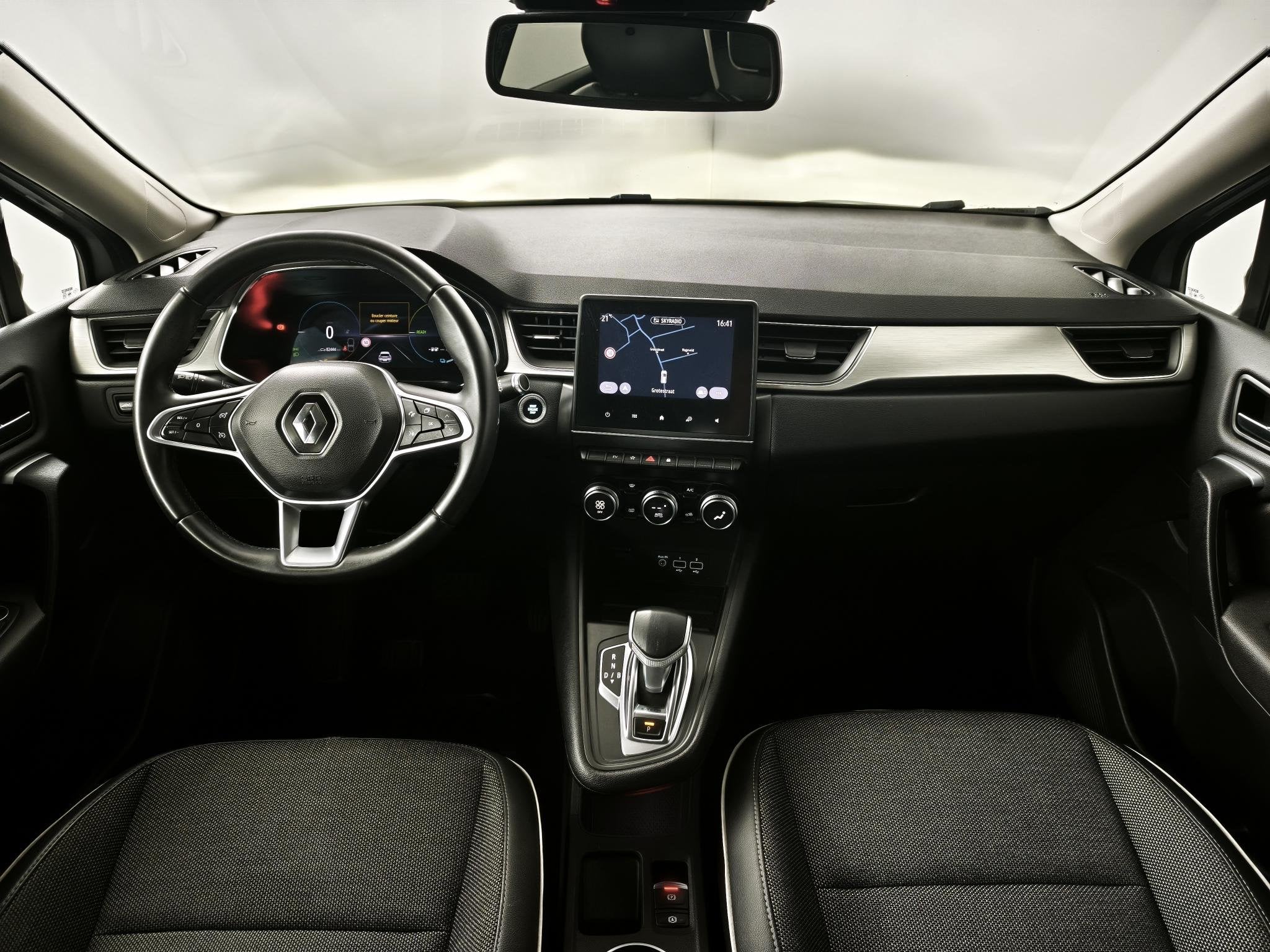 Renault Captur 1.6 E-Tech Plug-in Hybrid 160 Intens l lichtm, Auto's, Renault, Stof, Gebruikt, 4 cilinders, Plug-in hybride