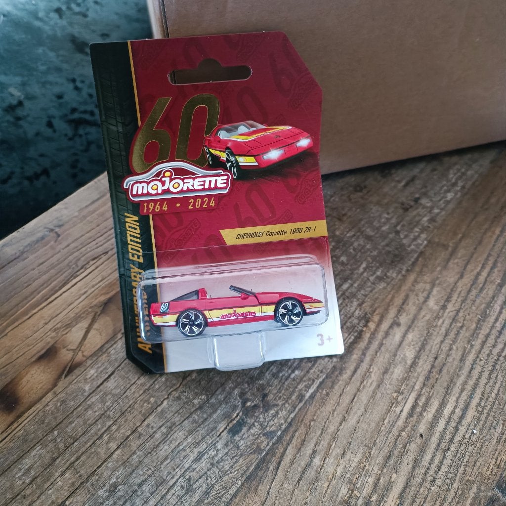 MAJORETTE 60TH CHEVROLET CORVETTE 1990 Zr1, Ophalen of Verzenden, Nieuw, Auto