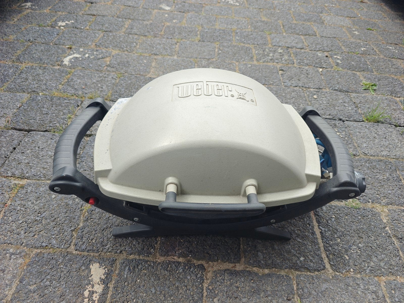 Weber Q1000 gasbarbecue met gasfles, Ophalen, Gebruikt, Weber