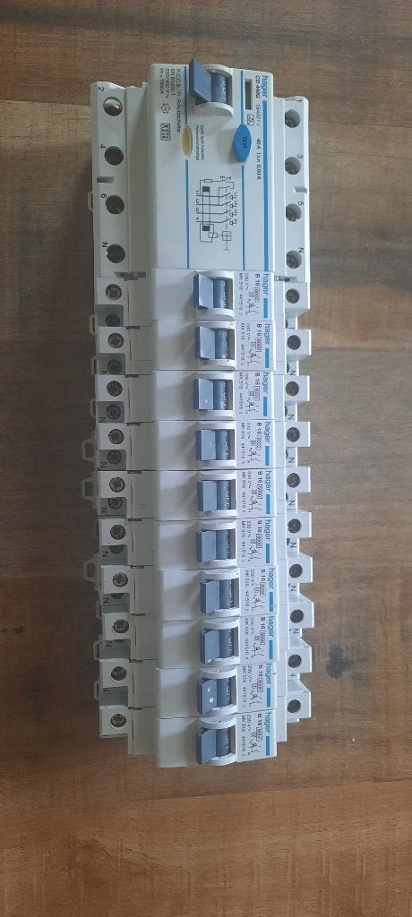 Hager installatieautomaten 16A, Ophalen of Verzenden, Gebruikt, Overige typen