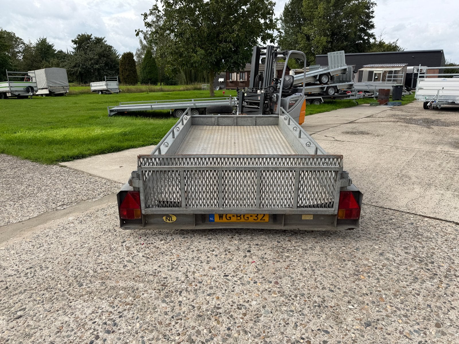 Hapert kantelbare machinetransporter, 310x160 2700kg, Auto diversen, Ophalen, Gebruikt