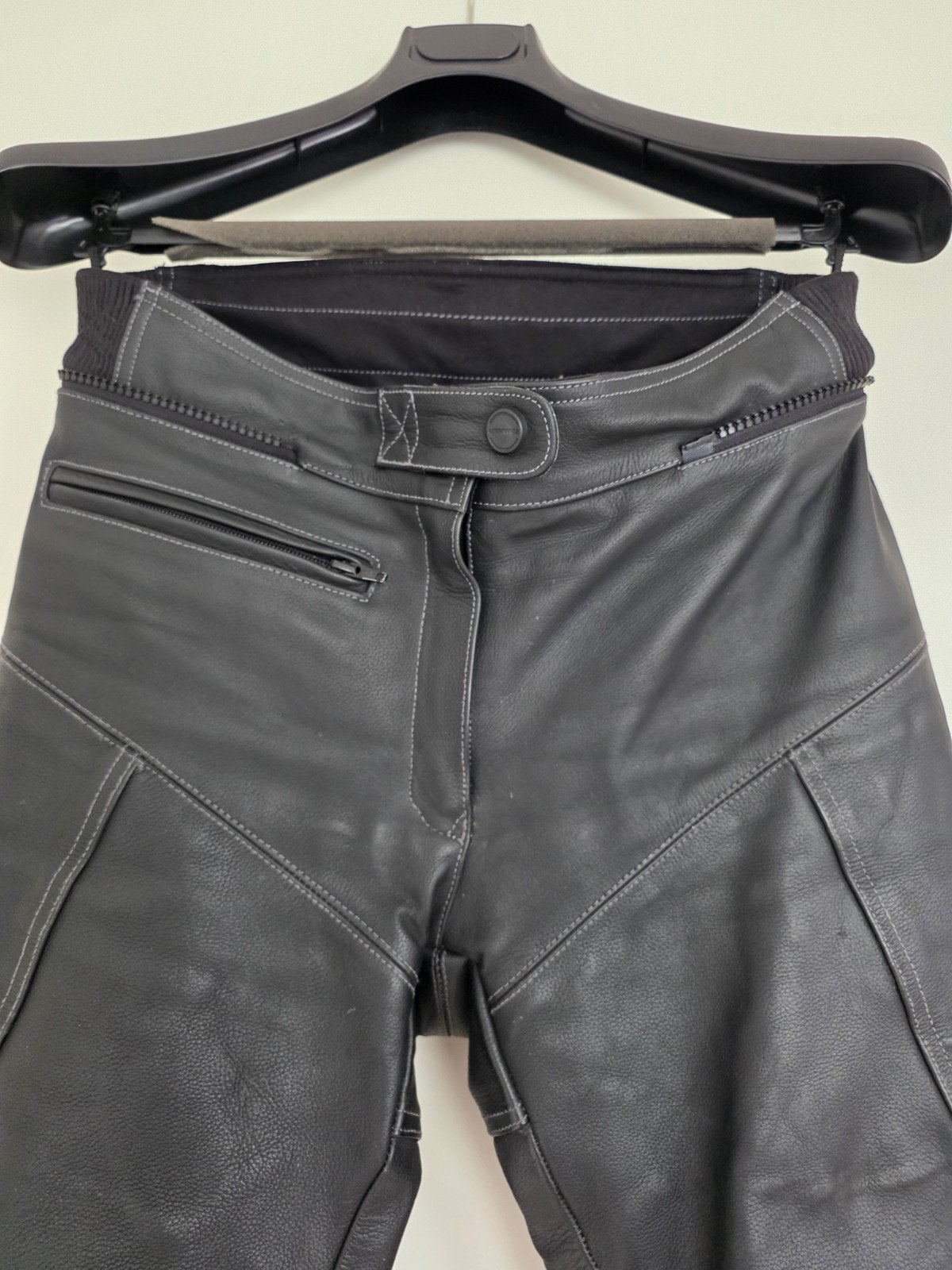 Lookwell dames motorbroek, zwart leer, maat 38, Motoren, Kleding | Motorkleding, Ophalen of Verzenden