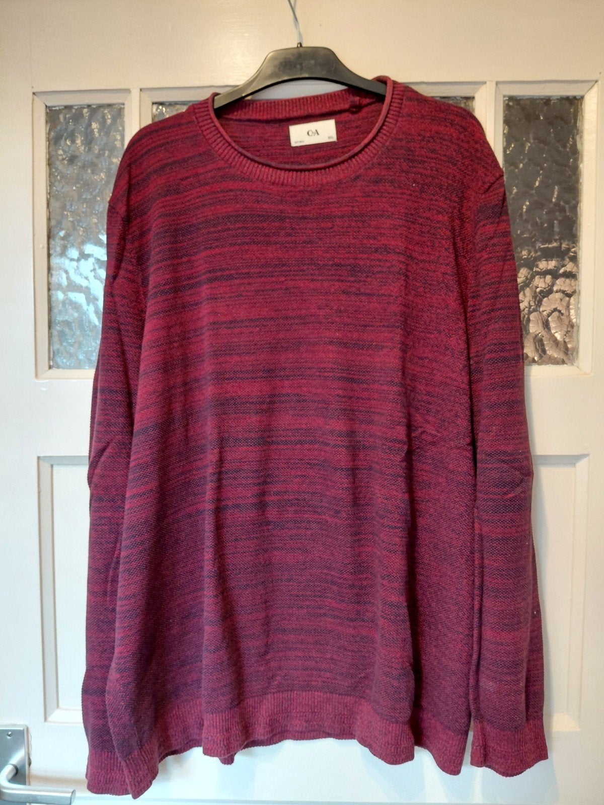 Rode heren trui, Kleding | Heren, Trui of Vest, Gedragen, Rood, C&A