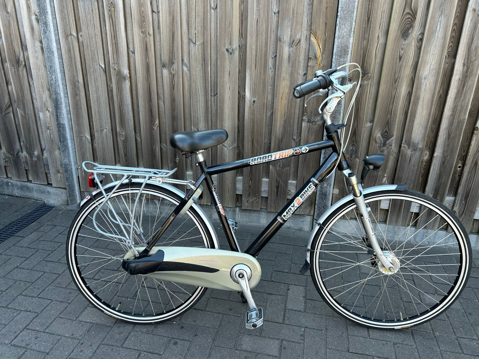 Jongens fiets - 28 inch, 53 cm frame, Gebruikt, Velgrem, Versnellingen, 50 tot 53 cm