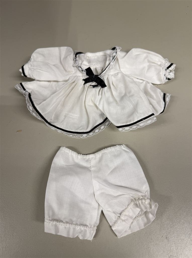 vintage babypoppen matrozenjurk voor een antieke pop van 31, Verzamelen, Ophalen of Verzenden, Zo goed als nieuw, Pop