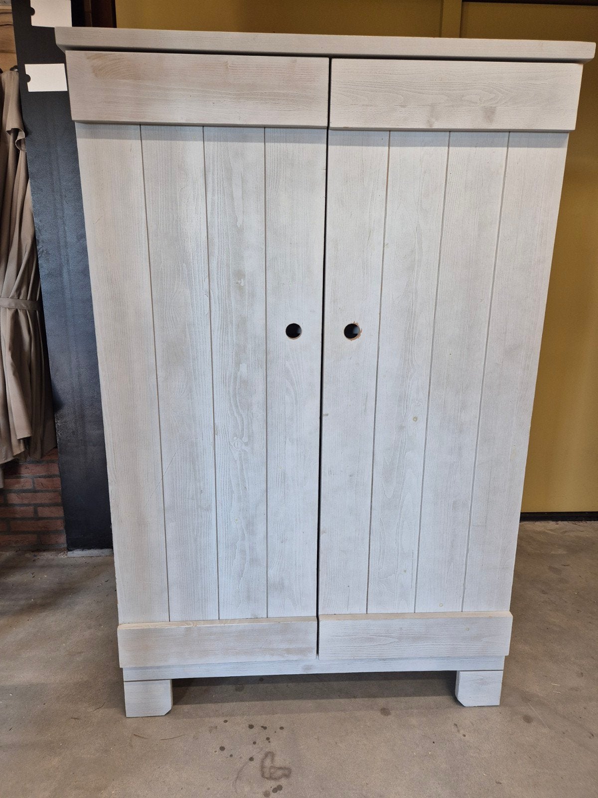 Bopita Leg-/Hangkast Whitewash Grey Kinderkamer, Ophalen, Gebruikt, Kast, 50 tot 70 cm