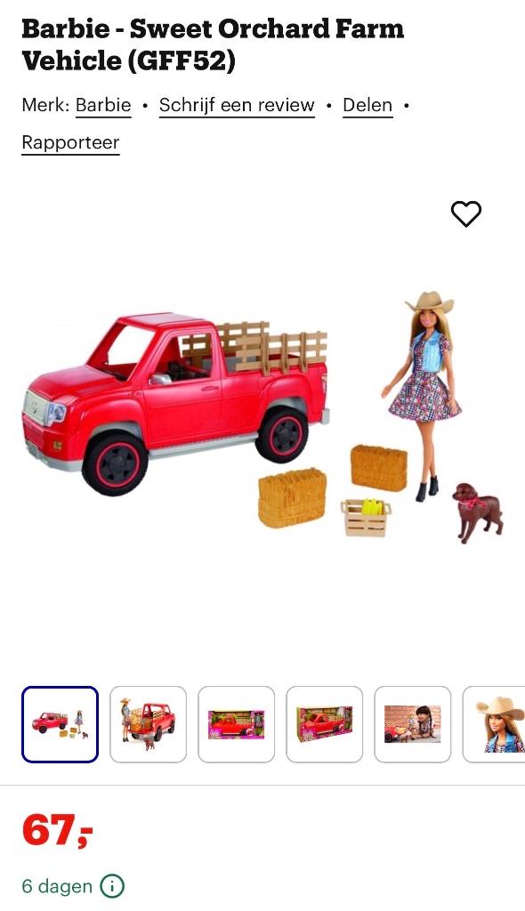Barbie - Sweet Orchard Farm, Ophalen, Zo goed als nieuw, Barbie