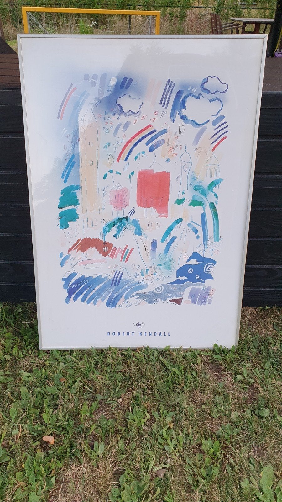 Abstracte kunstprint van Robert Kendall, Antiek en Kunst, Kunst | Schilderijen | Abstract, Ophalen
