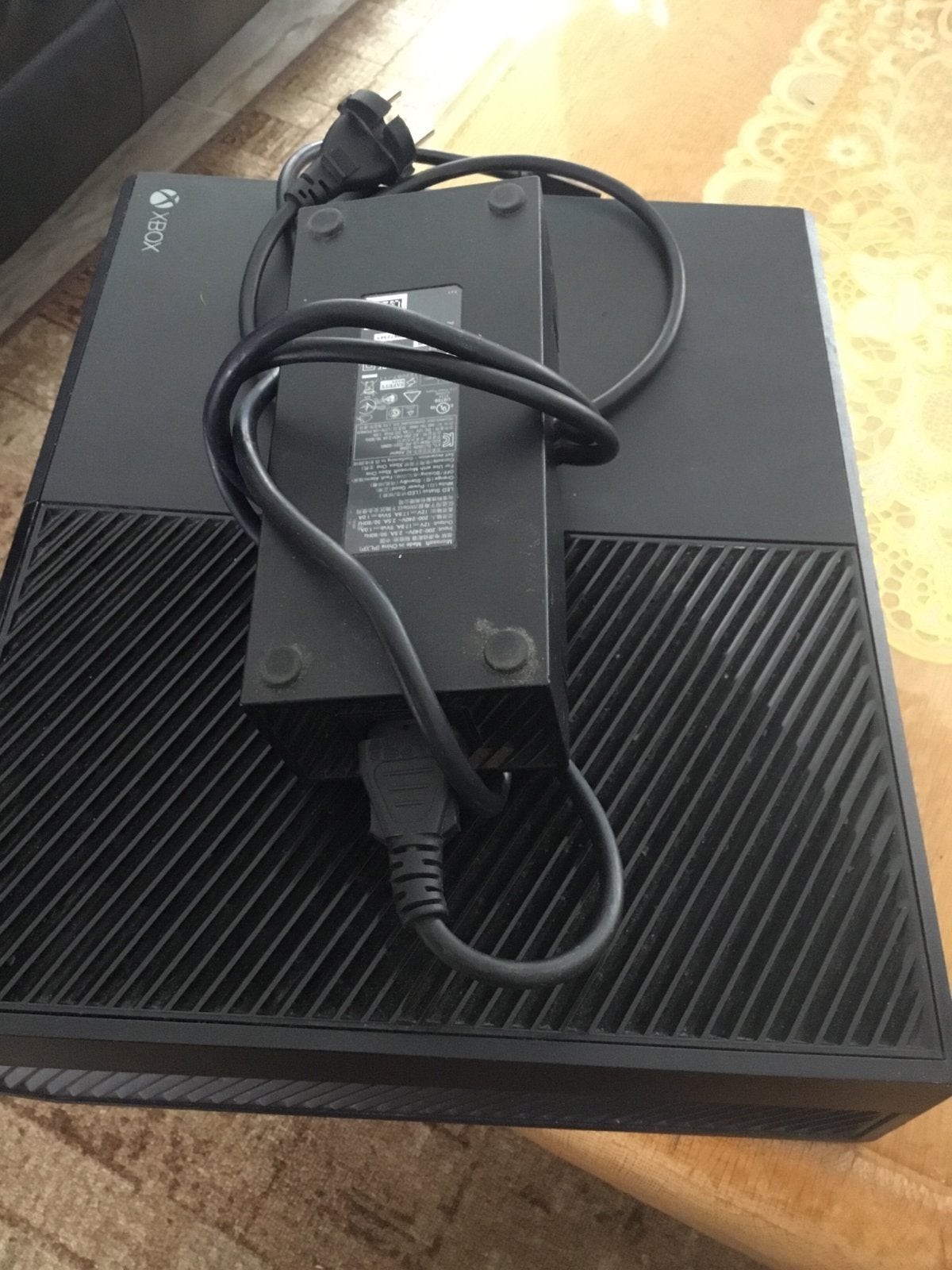 Xbox One console met voeding, Xbox One, Ophalen of Verzenden, Zonder controller, 500 GB