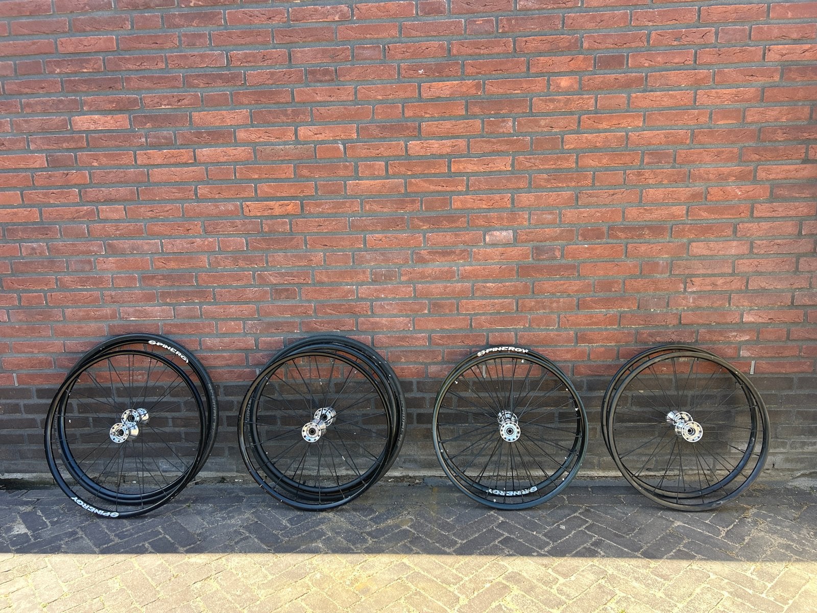 Spinergy Rolstoel wielen 24,25,26 inch zonder hoepels, Diversen, Rolstoelen, Ophalen, Gebruikt, Handbewogen rolstoel