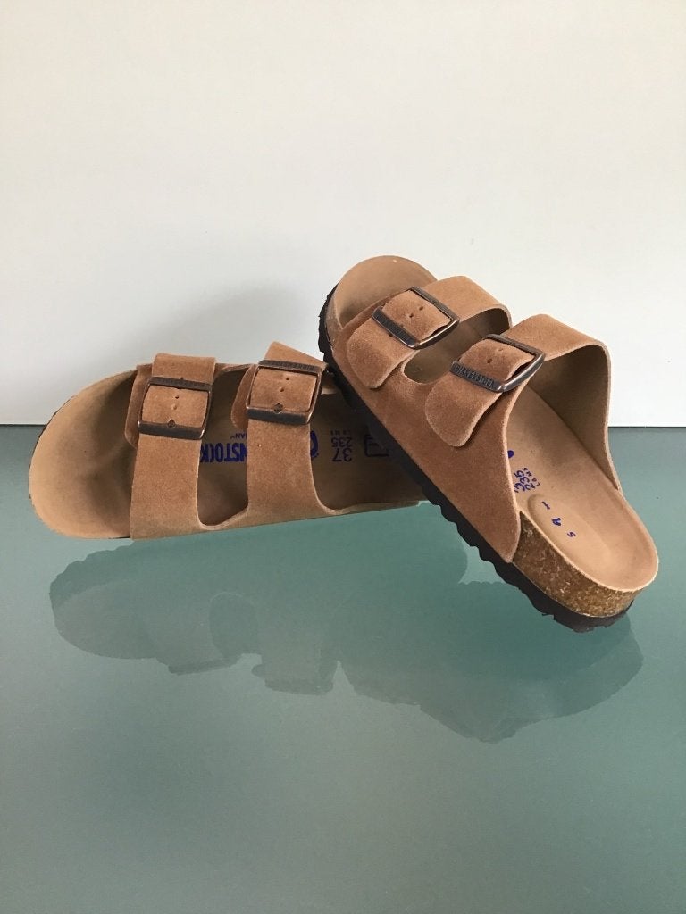 Birkenstock 37 | bruin | Soft Footbed New | Gratis verzenden, Kleding | Dames, Schoenen, Slippers, Bruin, Verzenden, Nieuw