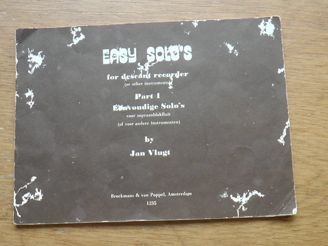 Easy Solo's voor sopraanblokfluit (of andere instrumenten), Gebruikt, Overige genres, Les of Cursus, Ophalen of Verzenden