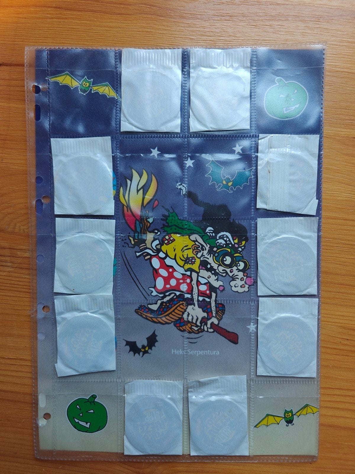 Complete set Griezel Flippo's in verpakking ZELDZAAM, Ophalen of Verzenden, Griezel, Losse flippo's