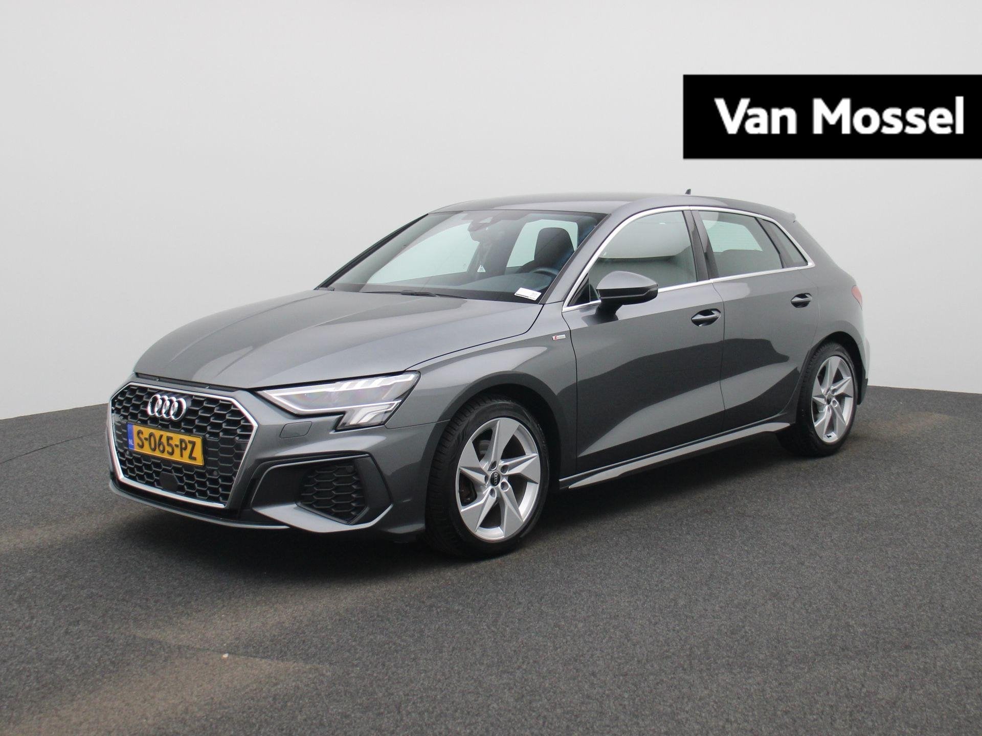 Audi A3 Sportback 30 TFSI S edition 110 PK | S-Line | Automa, Auto's, Gebruikt, Leder en Stof, Origineel Nederlands, Bedrijf
