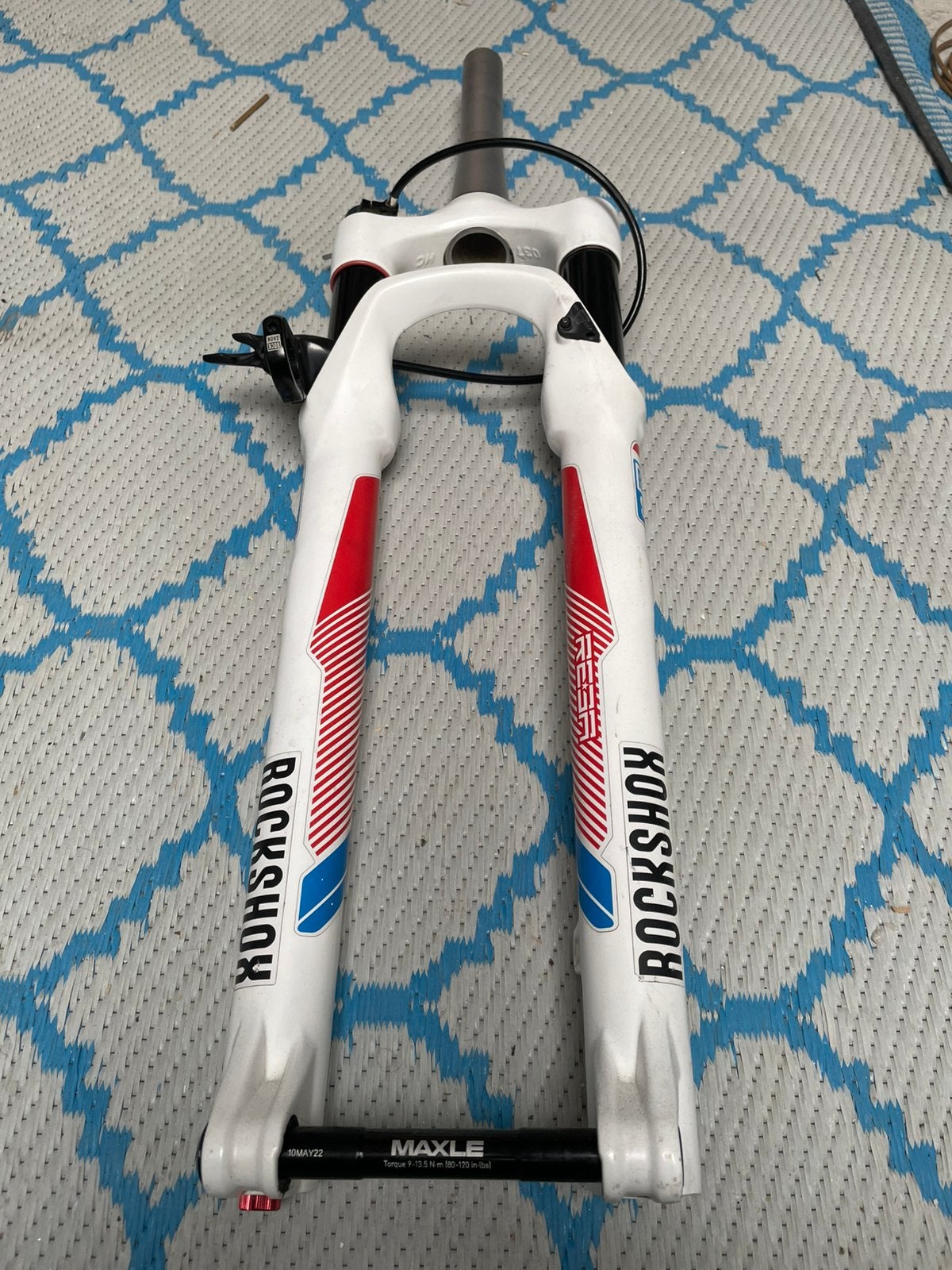 Rockshox Reba RL 100mm voorvork, Gebruikt, Ophalen of Verzenden, Voorvork, Aluminium