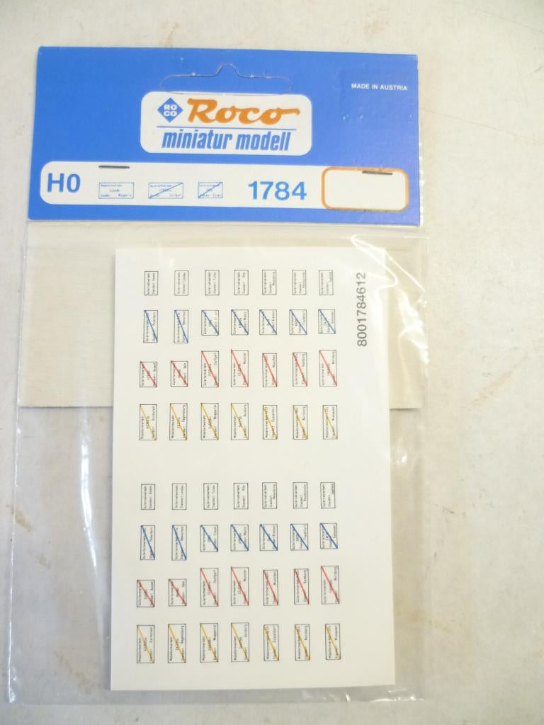 Roco nr 1784 Transfers Trein HO 1:87 nieuw., Hobby en Vrije tijd, Modeltreinen | H0, Gelijkstroom of Wisselstroom, Overige typen