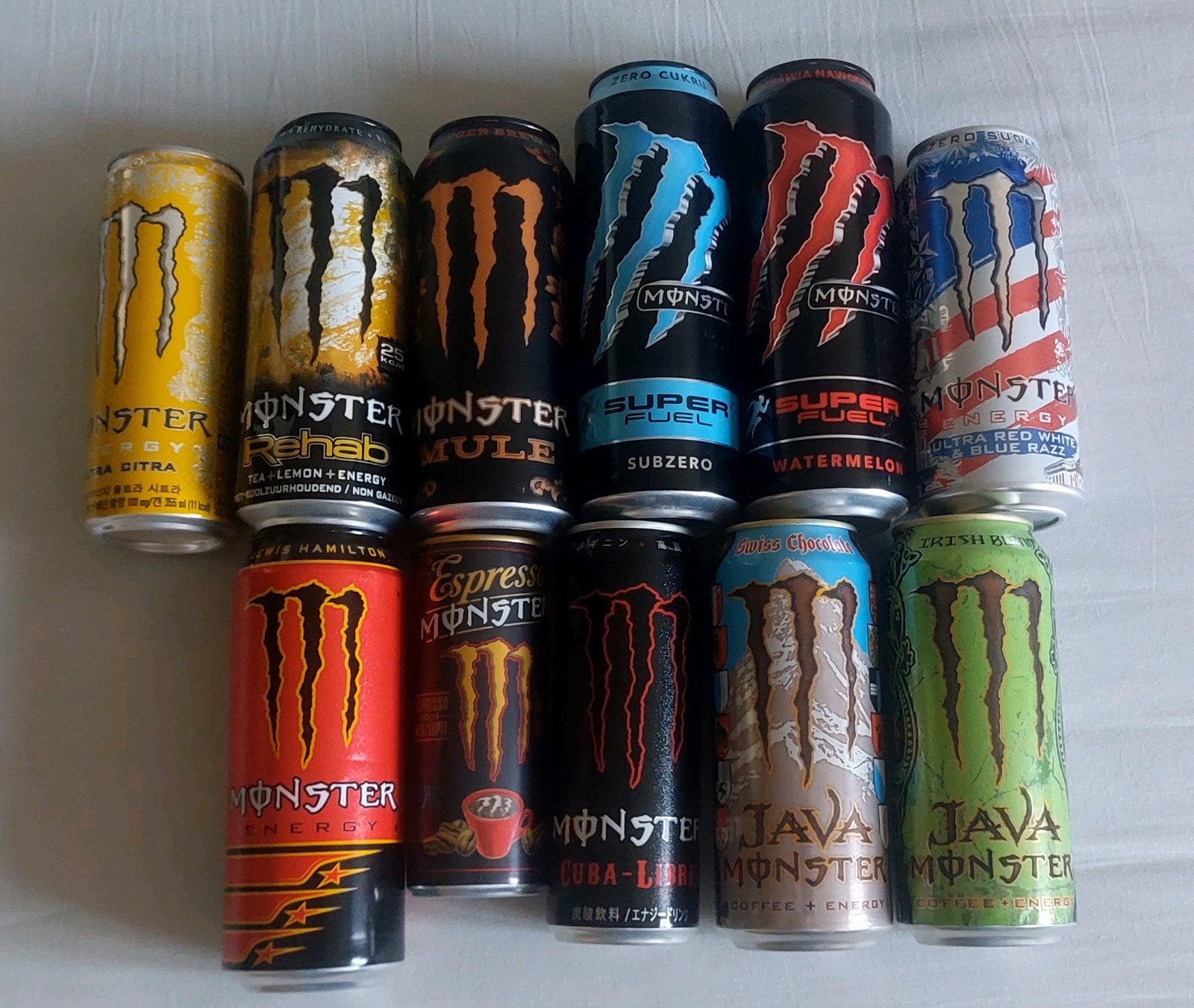 Monster Energy blikjes - leeg, Ophalen of Verzenden