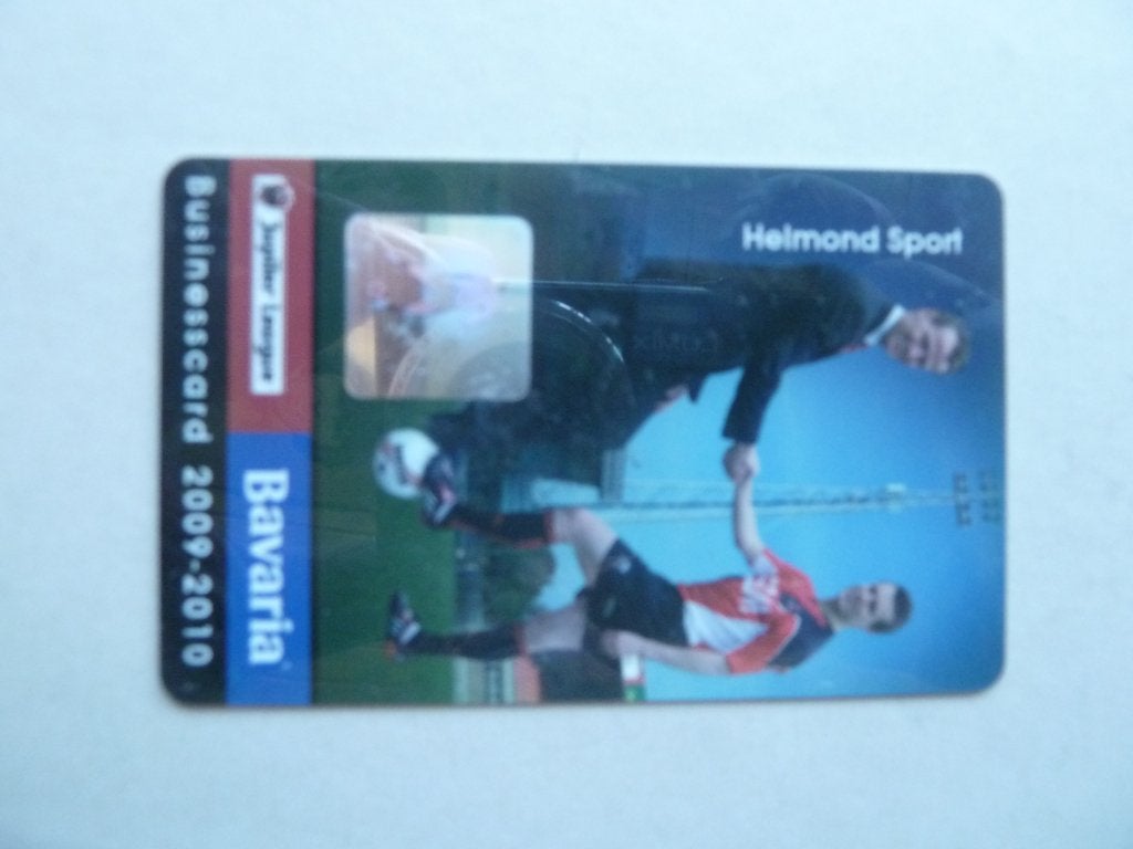 Businesscard.  Helmond Sport. 2009/2010. Bruin ongelopen, Verzamelen, Ophalen of Verzenden, Zo goed als nieuw, Overige binnenlandse clubs