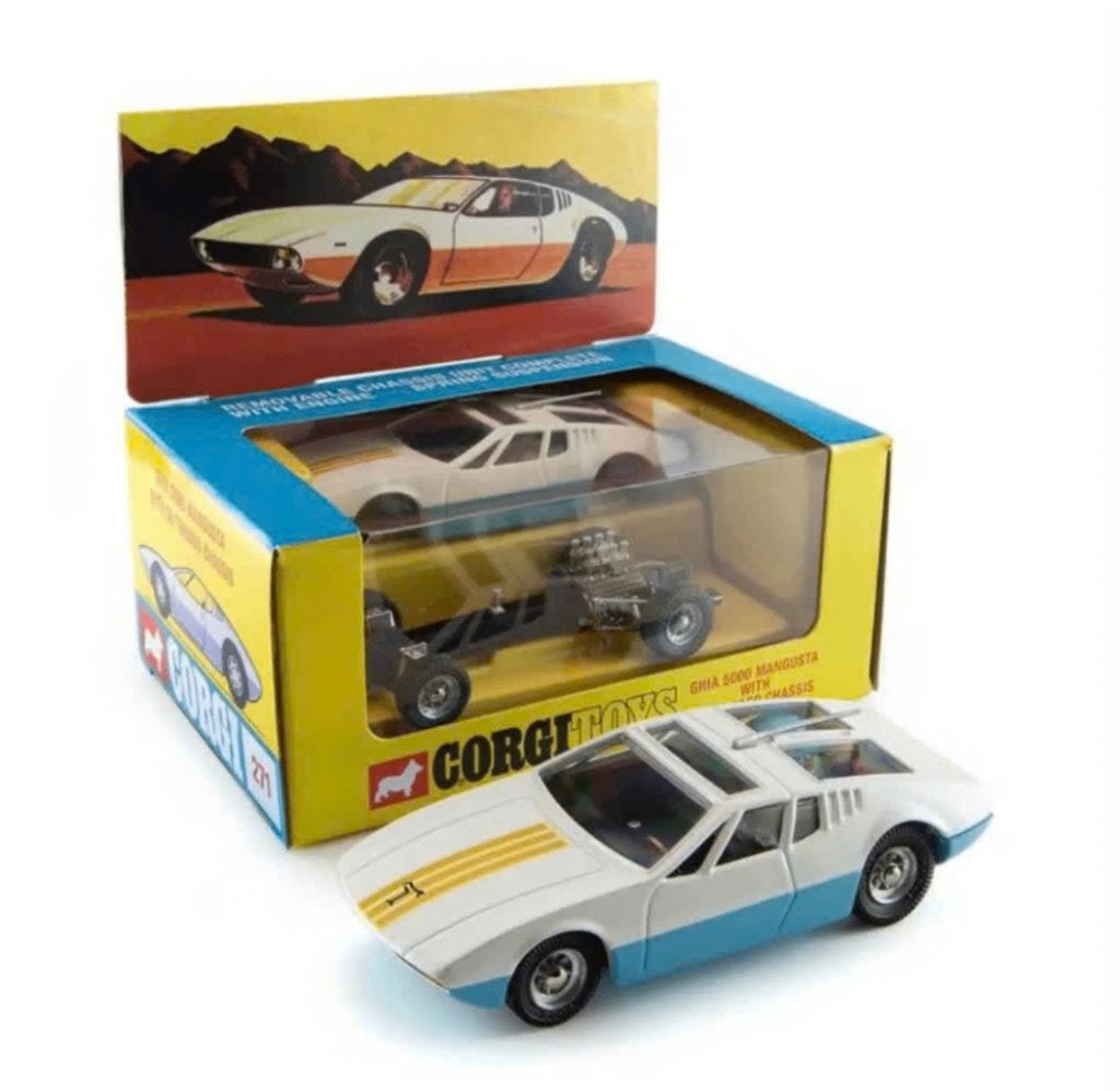 Ghia 5000 Mangusta De Tomaso Chassis Corgi NEW 1/44 # 271, Verzenden, Nieuw, Auto, Corgi