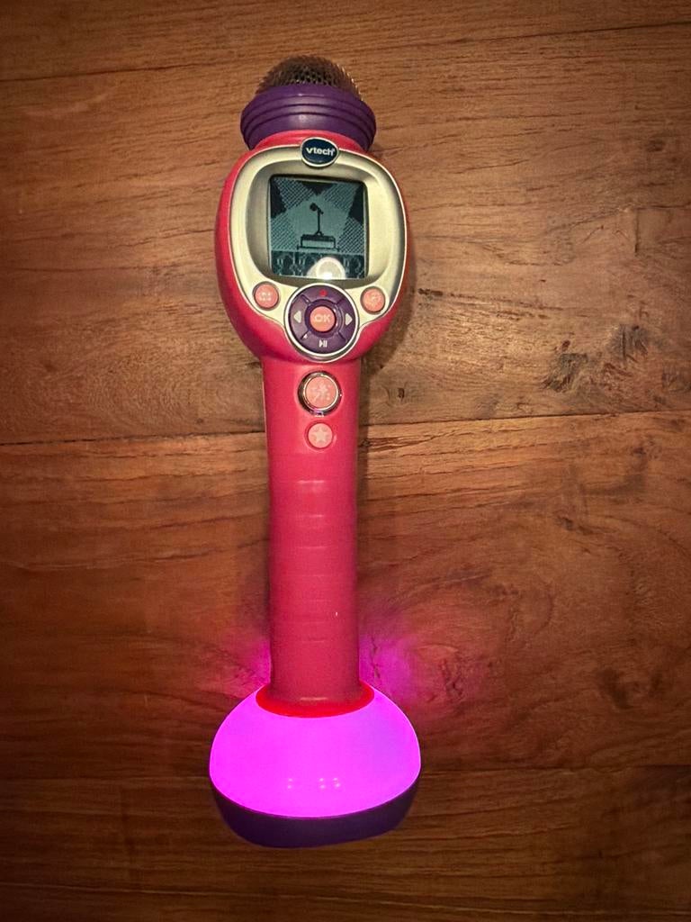 VTech Kidi SuperStar Move Microfoon - Roze, Kinderen en Baby's, Speelgoed | Vtech, Ophalen, Zo goed als nieuw, 4 tot 6 jaar