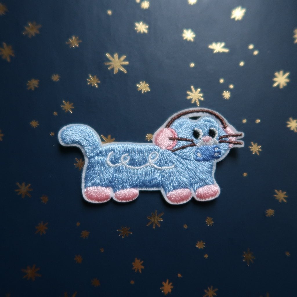 Kat opstrijkplaatje Patch Badge Applique, Hobby en Vrije tijd, Verzenden, Nieuw, Overige applicaties