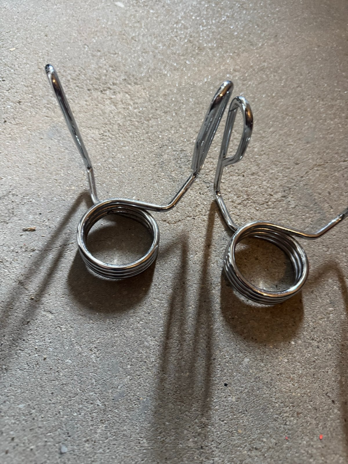 Halterklemmen (2 stuks) - Veren voor Halterstang, Ophalen of Verzenden, Gebruikt, Armen, Overige typen
