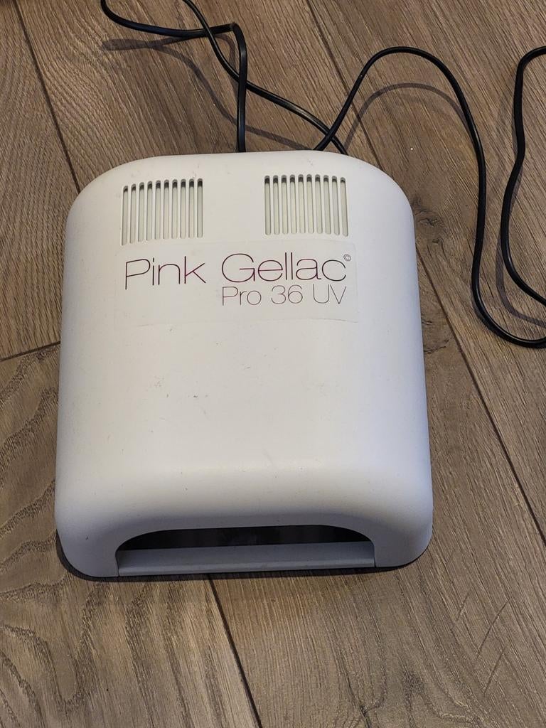 Gratis pink gellac UV lamp, Ophalen, Wit, Handen en Nagels