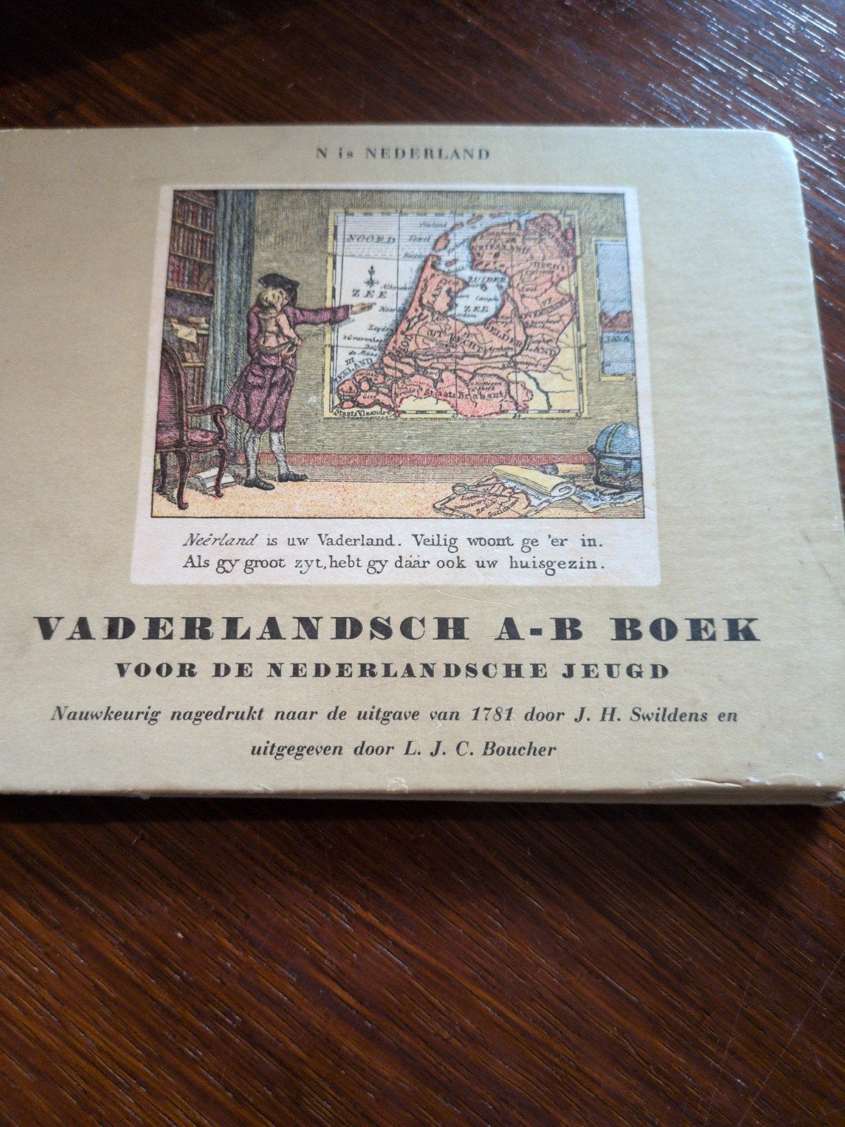 Vaderlandsch A-B Boek - Nageprinte uitgave 1781, Boeken, Ophalen of Verzenden, Zo goed als nieuw, J.H. Swildens, Non-fictie