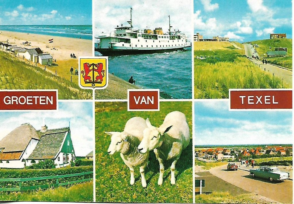 Texel- -6-luik., Verzenden, 1960 tot 1980, Ongelopen, Waddeneilanden