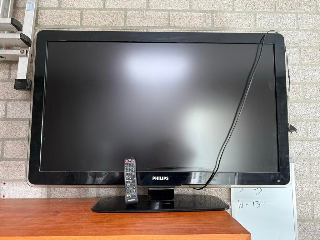Philips TV met afstandsbediening - Goede staat, Ophalen, Philips, Gebruikt, 50 Hz