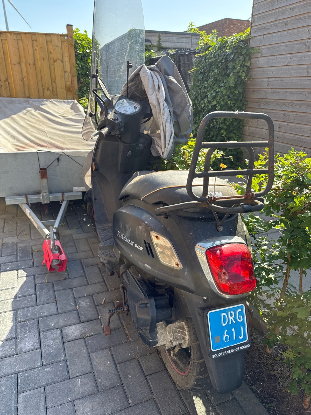 Sym Fiddle II Scooter - beurtje nodig, Ophalen, Gebruikt, Maximaal 45 km/u, Benzine