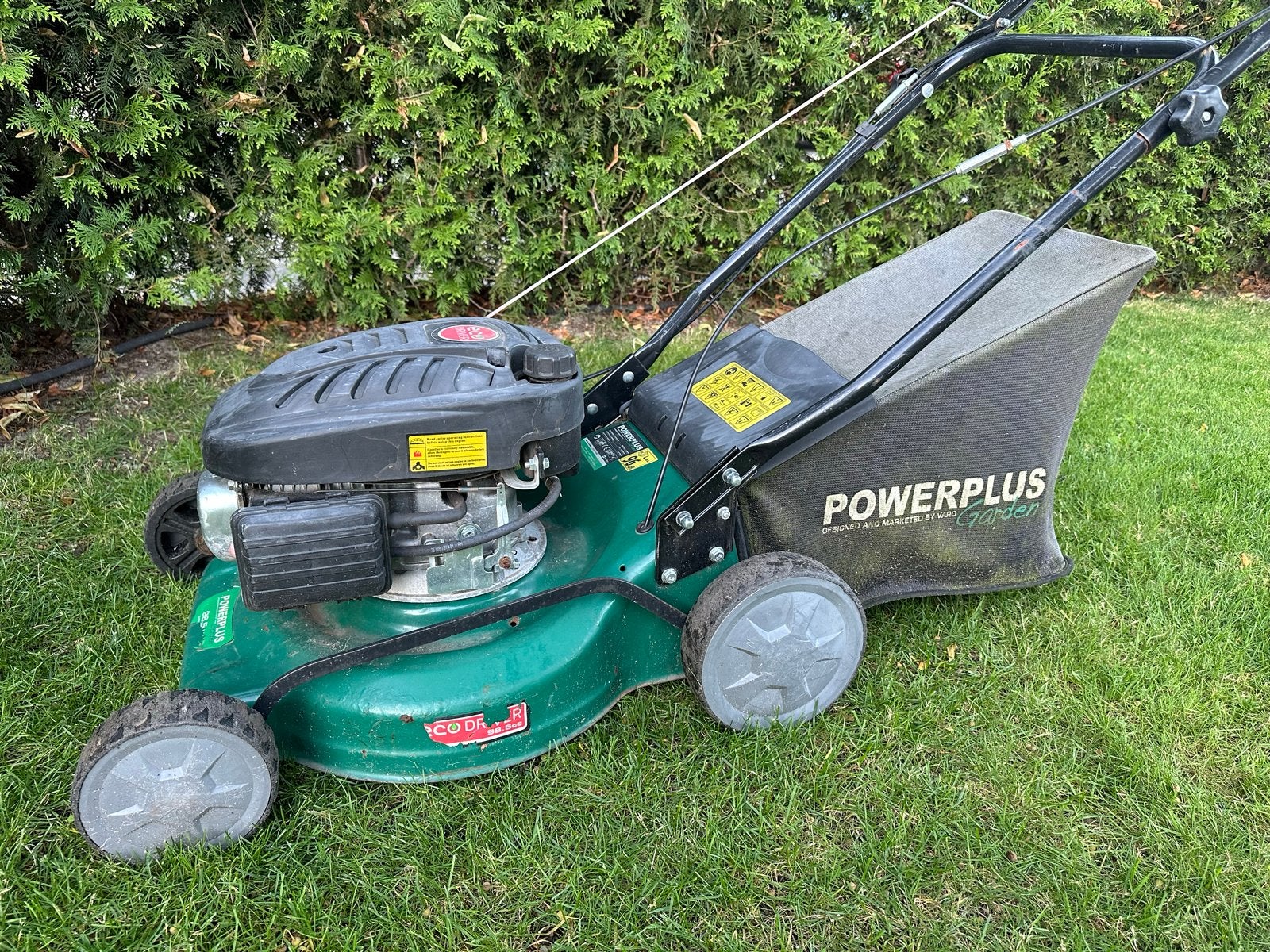 Grasmaaier benzine motormaaier aangedreven 41cm maaibreedte, Ophalen, Cirkelmaaier, Gebruikt, 40 t/m 49 cm