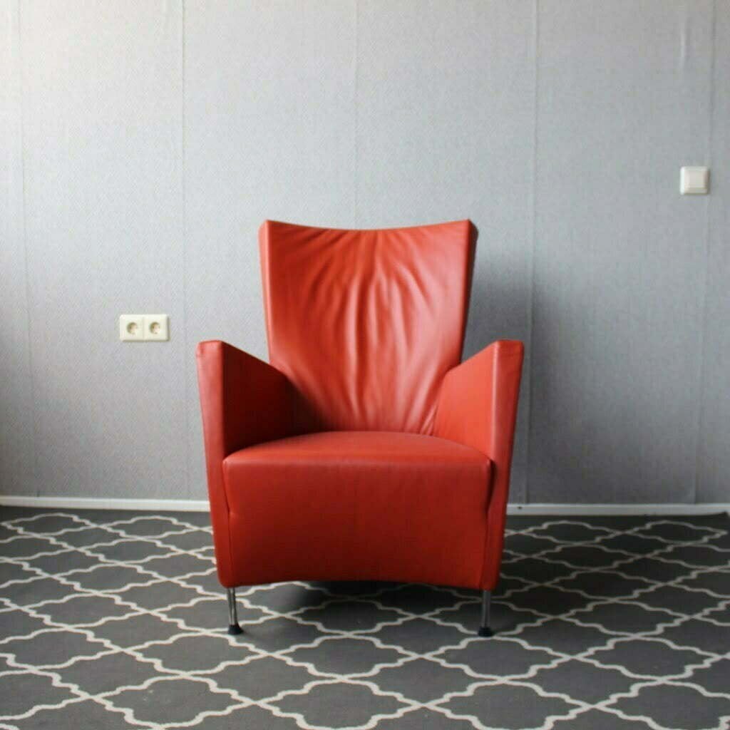 Montis Windy fauteuil Tomato / Oranje, Huis en Inrichting, Niet ingevuld, Zo goed als nieuw, Niet ingevuld, Niet ingevuld