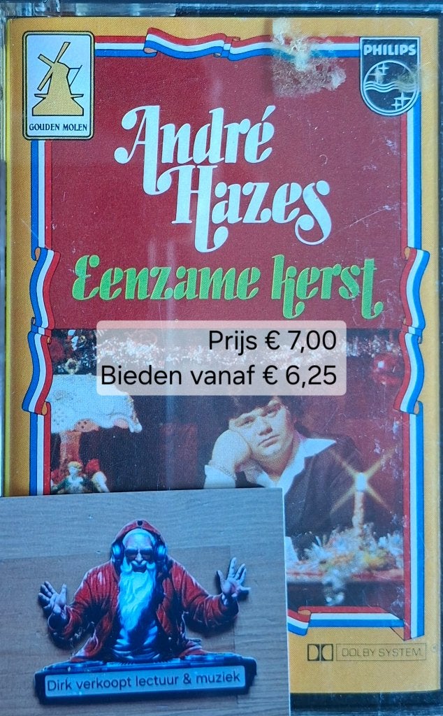 Andre Hazes; Eenzame kerst (1977, NL, ook op cd op voorraad), 1 bandje, Ophalen of Verzenden, Zo goed als nieuw, Origineel