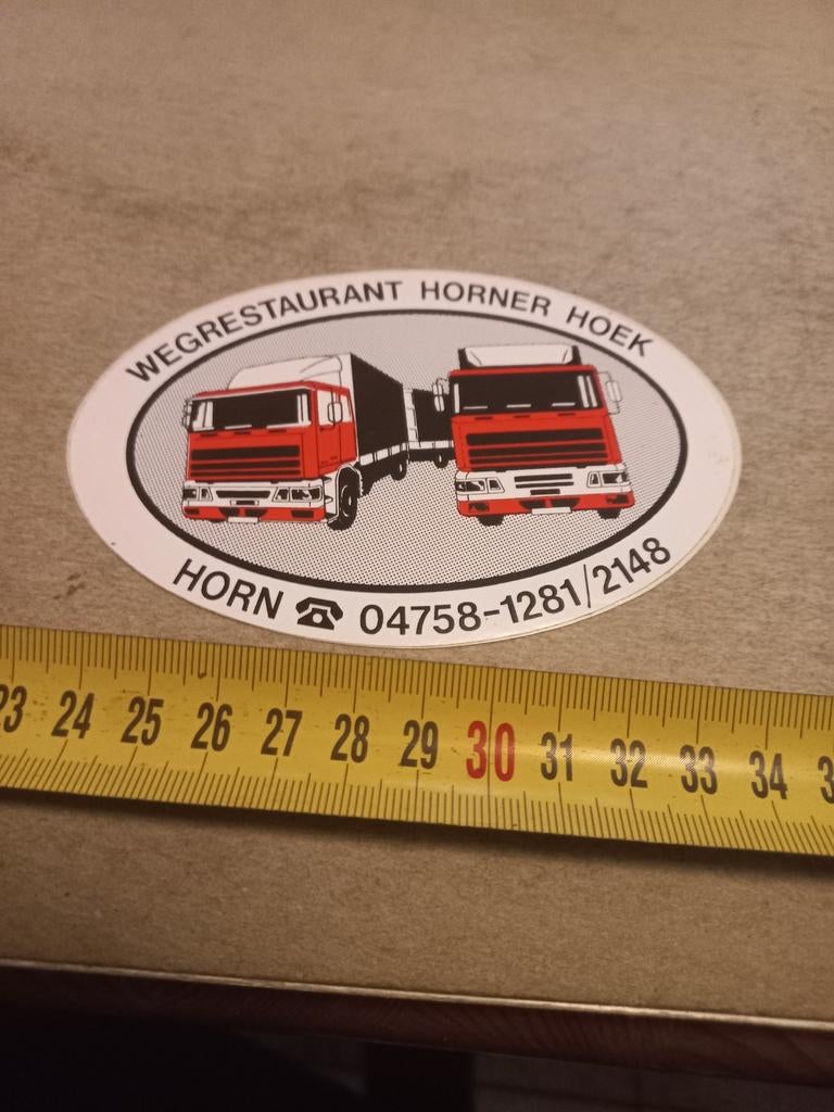 Wegrestaurant horner hoek horn, Verzamelen, Ophalen of Verzenden, Zo goed als nieuw