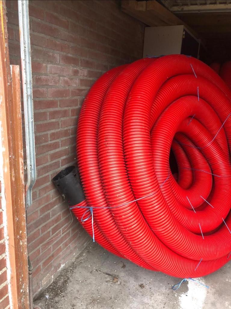 Mantelbuis 160mm en 50 meter, Doe-het-zelf en Verbouw, Buizen en Afvoer, Ophalen, Overige materialen, 6 meter of meer, Overige typen